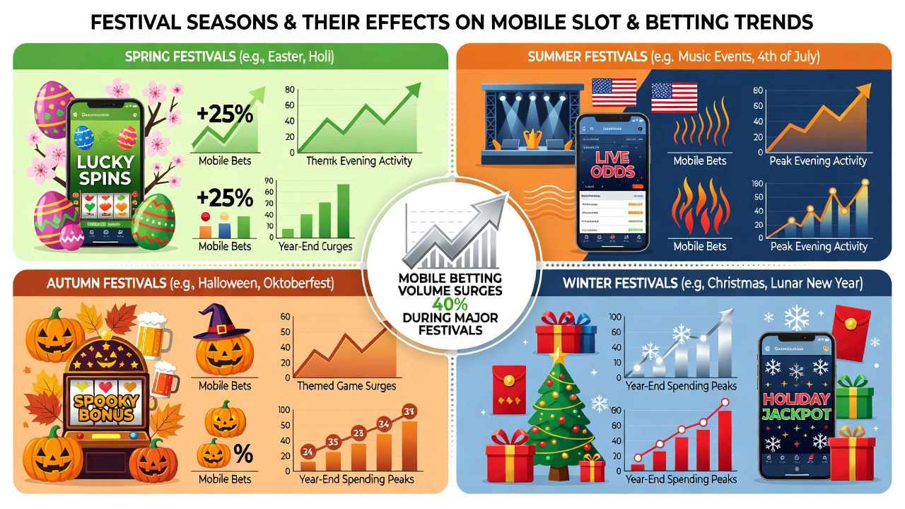 Mobile Nutzung während Festivals mit Fokus auf Slots und Wetten