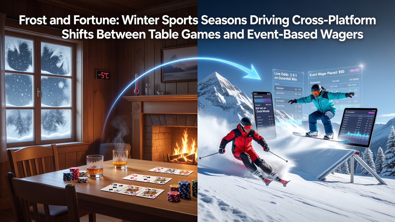 Wintersportwetten und Tischspiele im Vergleich während der Saison