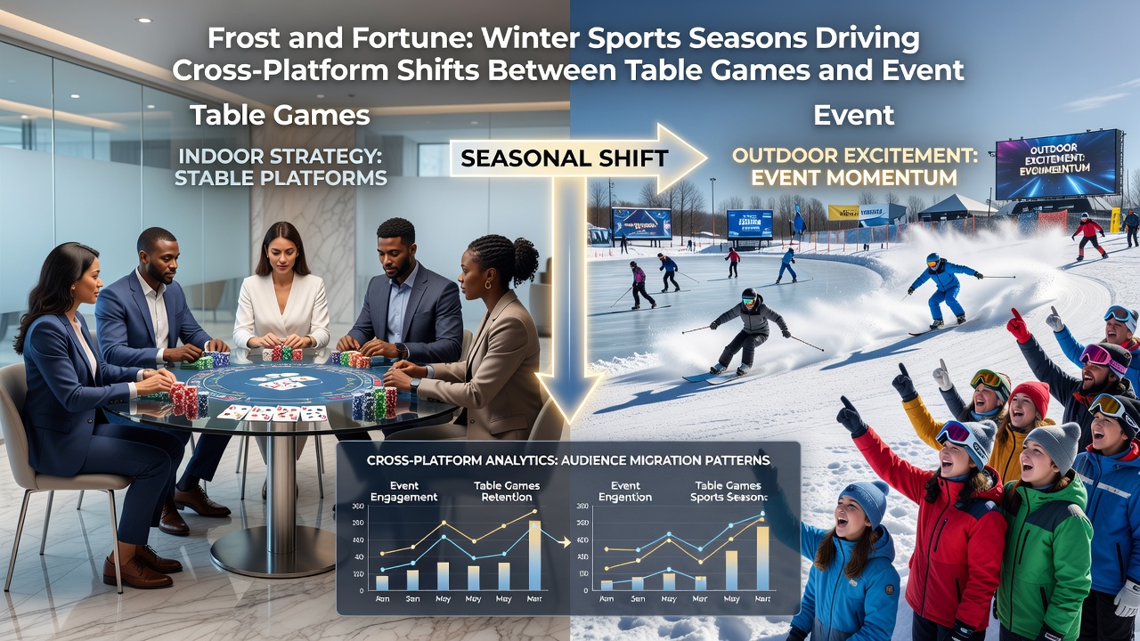 Mobile Nutzung von Sportwetten und Tischspielen im Winter