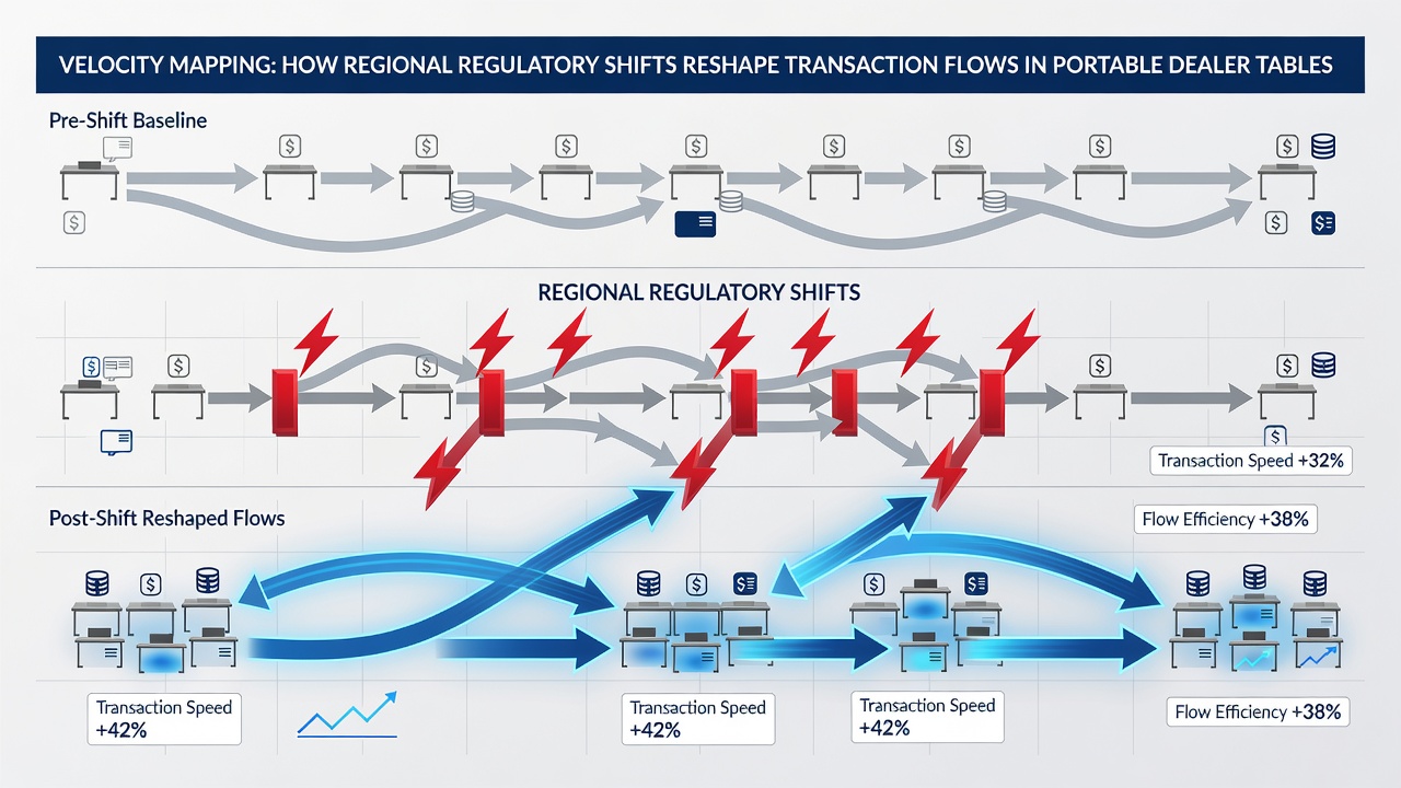 Diagramm zu Transaktionsflüssen und regulatorischen Einflüssen auf mobile Plattformen